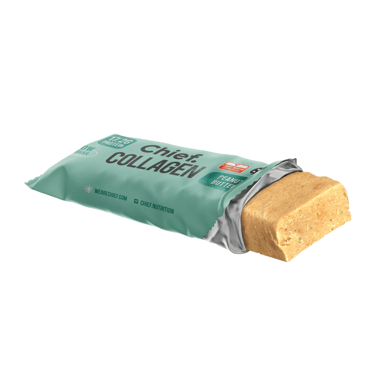 Chief Collagen Protein Bar Peanut Butter 45g - Image 4