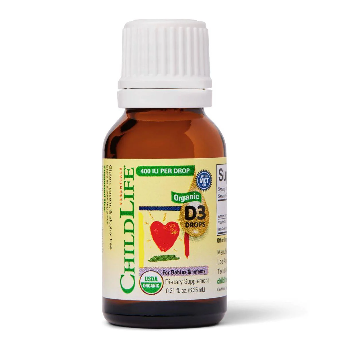 Childlife Organic Vitamin D3 Drops 6.25ml - Image 2