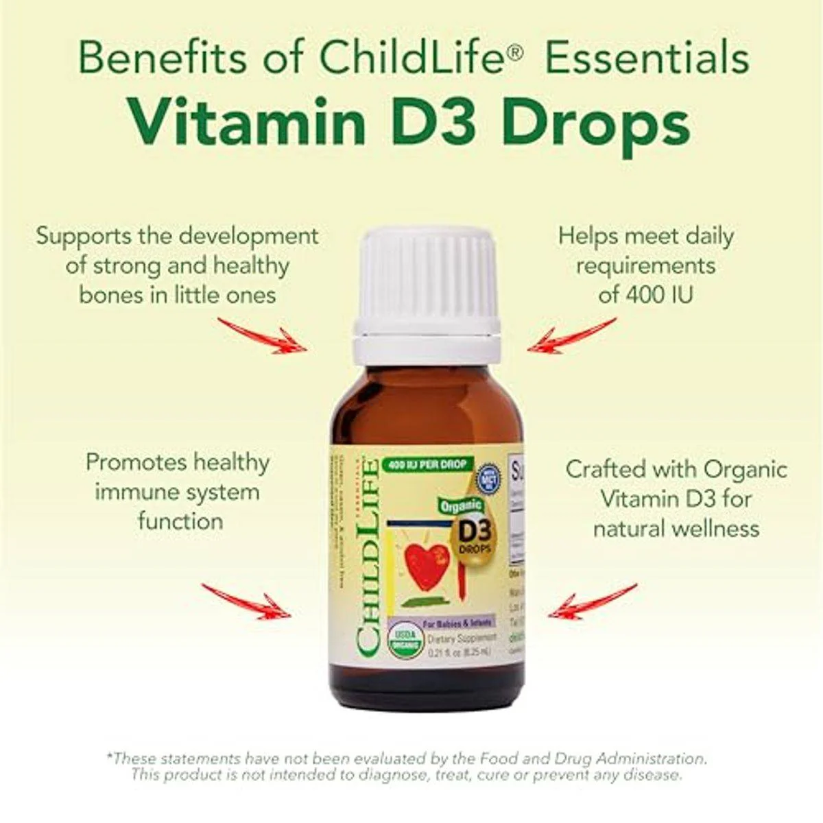 Childlife Organic Vitamin D3 Drops 6.25ml - Image 6