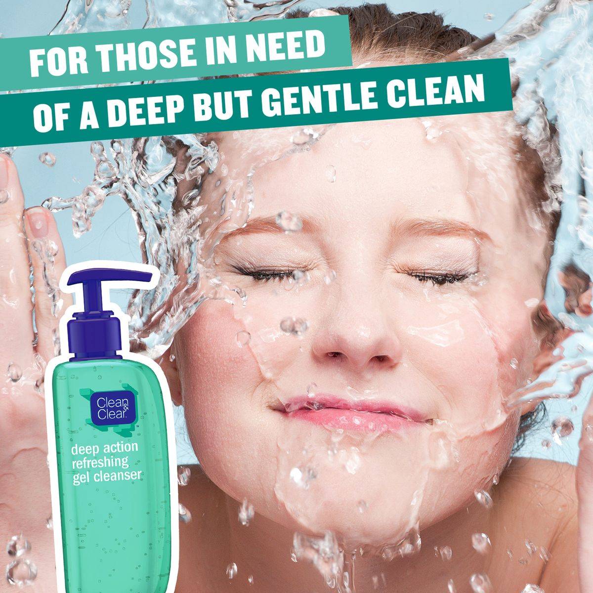 Clean & Clear Deep Action Gel Cleanser 150ml - Image 2
