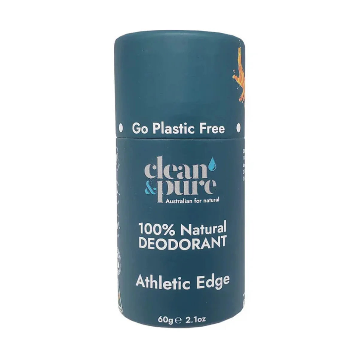 Clean & Pure Natural Deodorant Athletic Edge 60g
