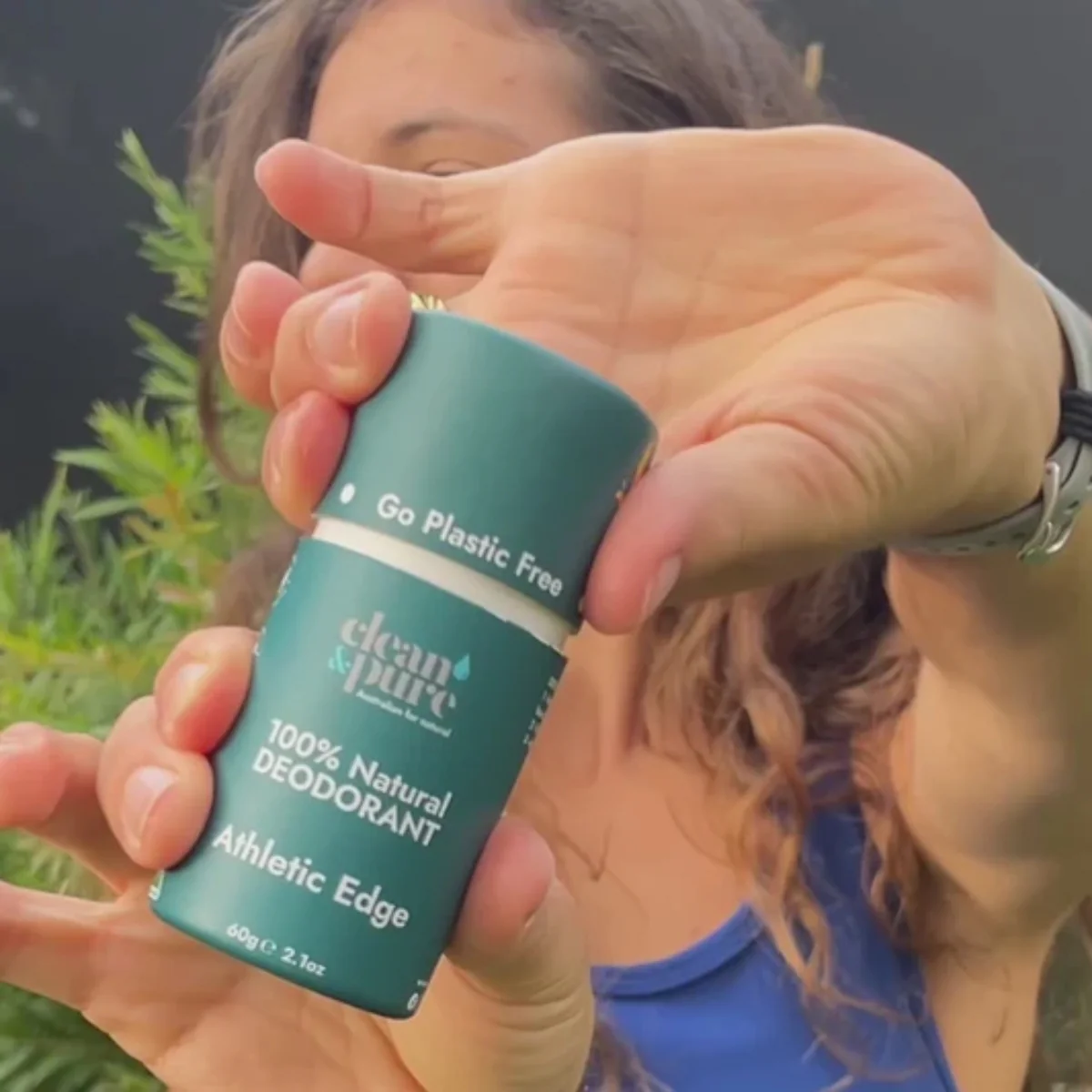 Clean & Pure Natural Deodorant Athletic Edge 60g - Image 2