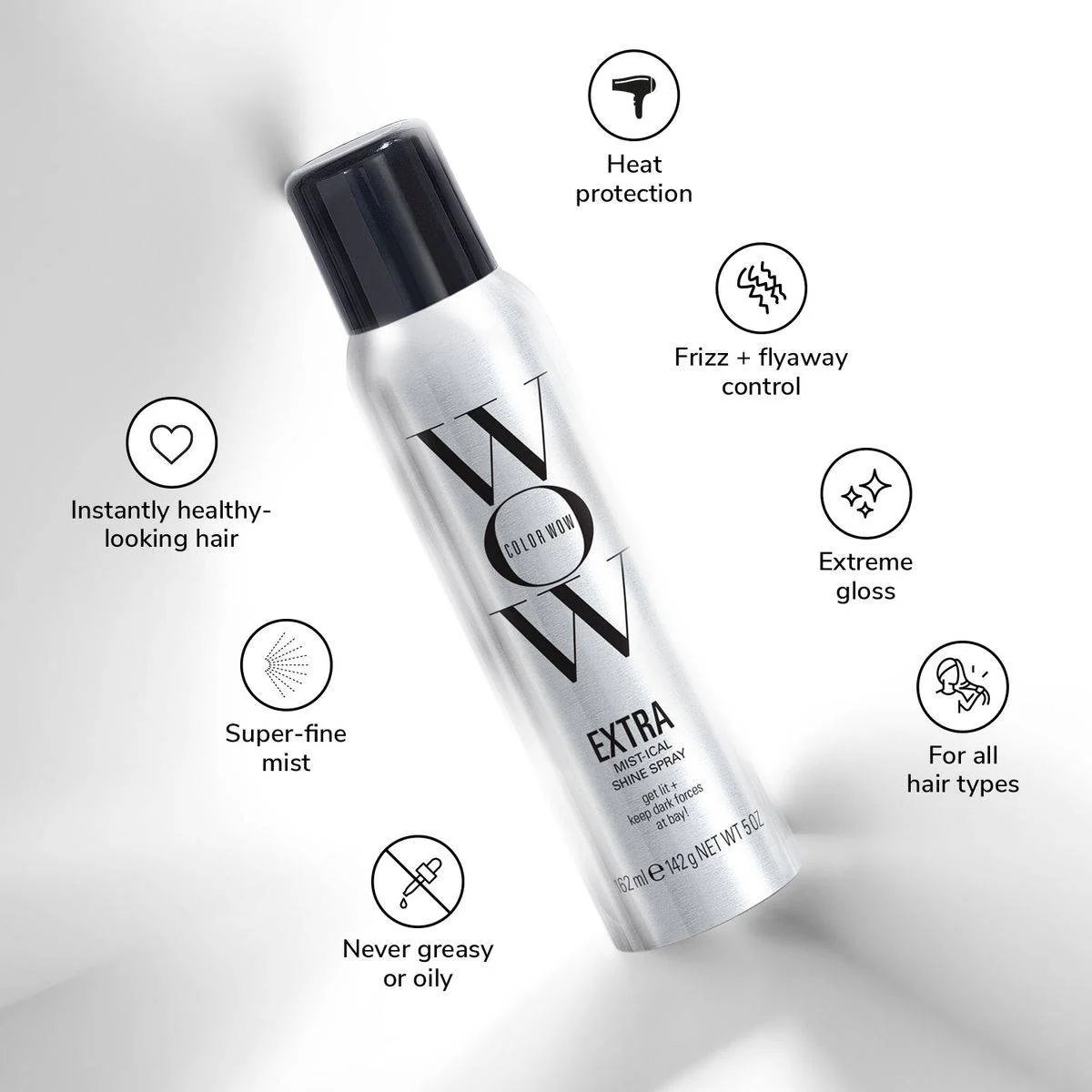 Color Wow Extra Mist-ical Shine Spray 162Ml - Image 2