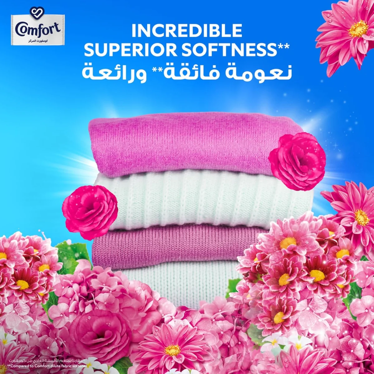 Comfort Fabric Softener Orchid & Musk 1L - Image 5