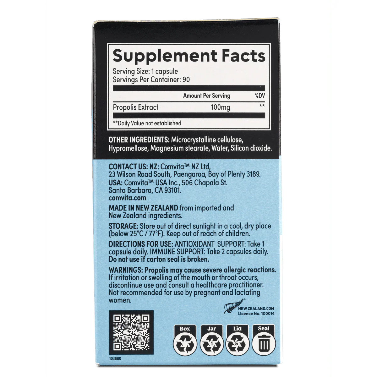 Comvita Propolis PFL 15 90 Capsules - Image 3