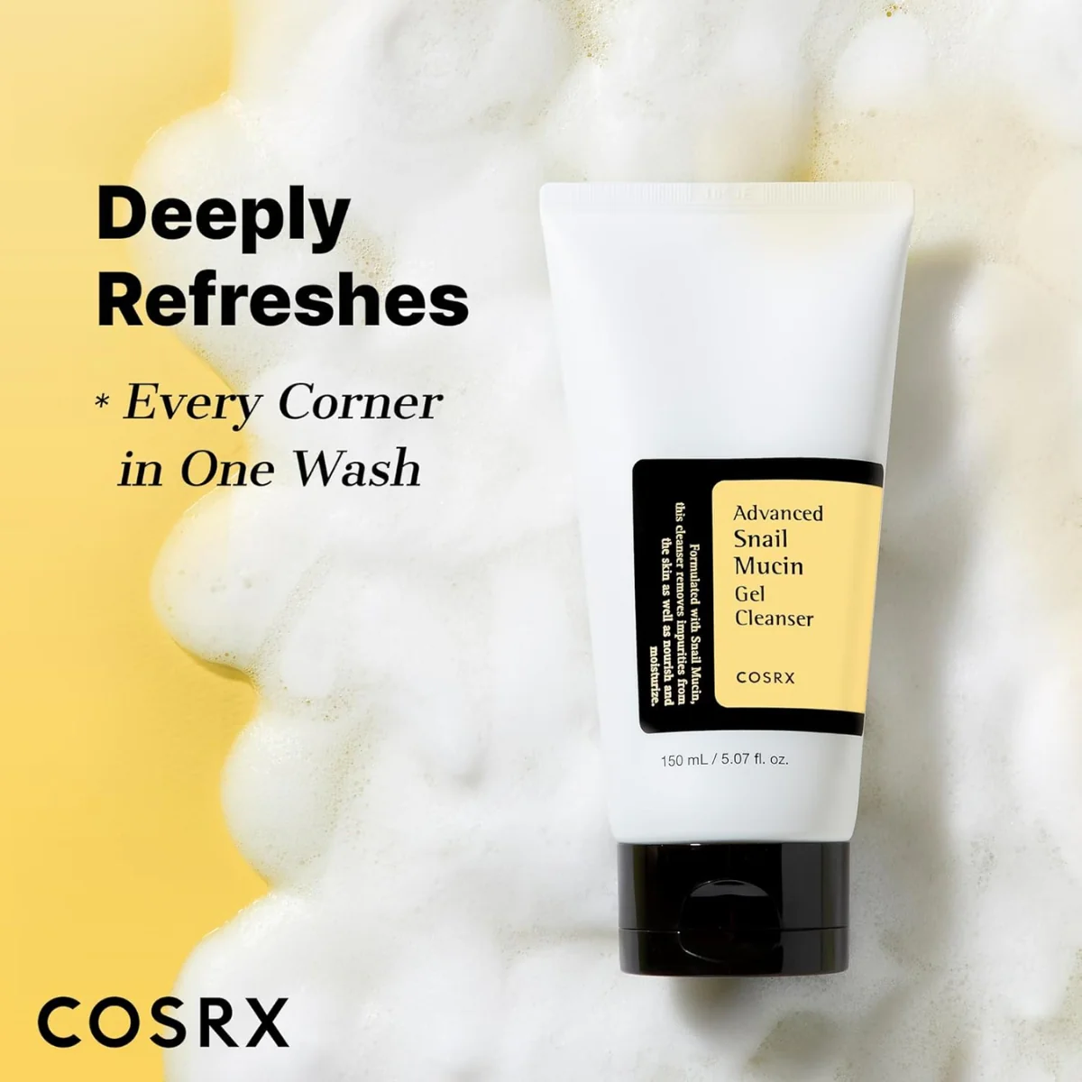 COSRX Advanced Snail Mucin Gel Cleanser 50ml - Image 5