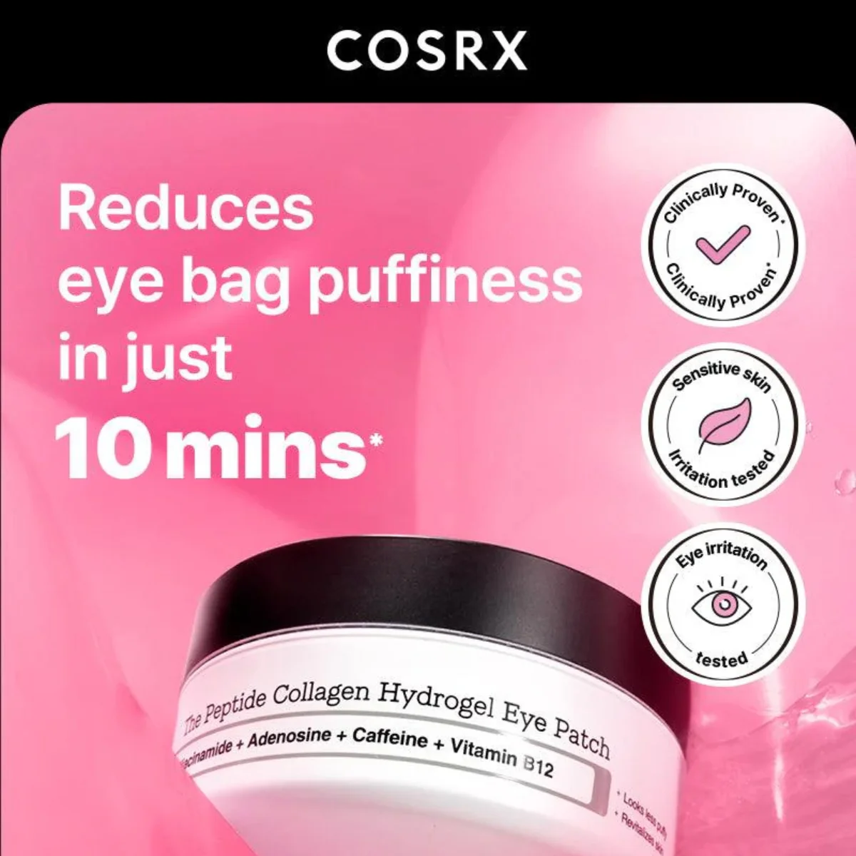 COSRX Peptide Collagen Hydrogel Eye Patch 60 Pieces - Image 3
