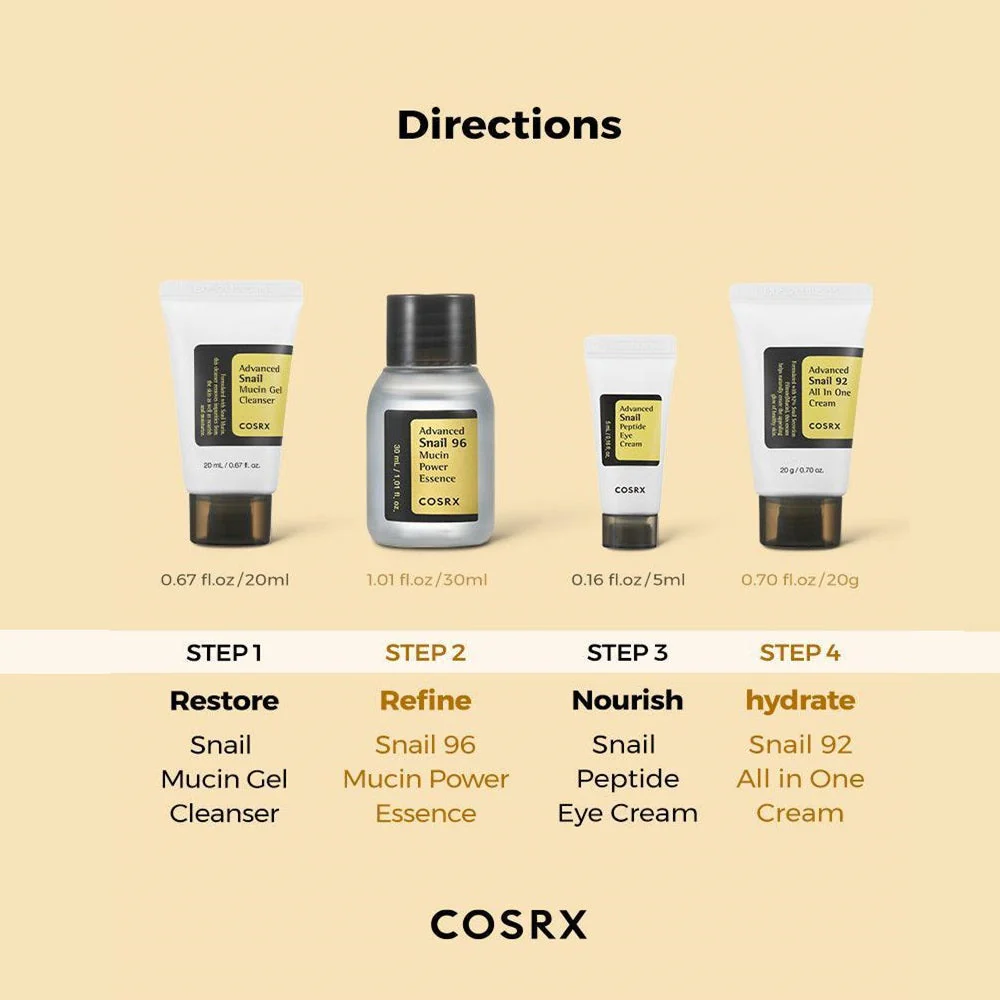 COSRX RX 4 Step All About Snail Kit - Image 3