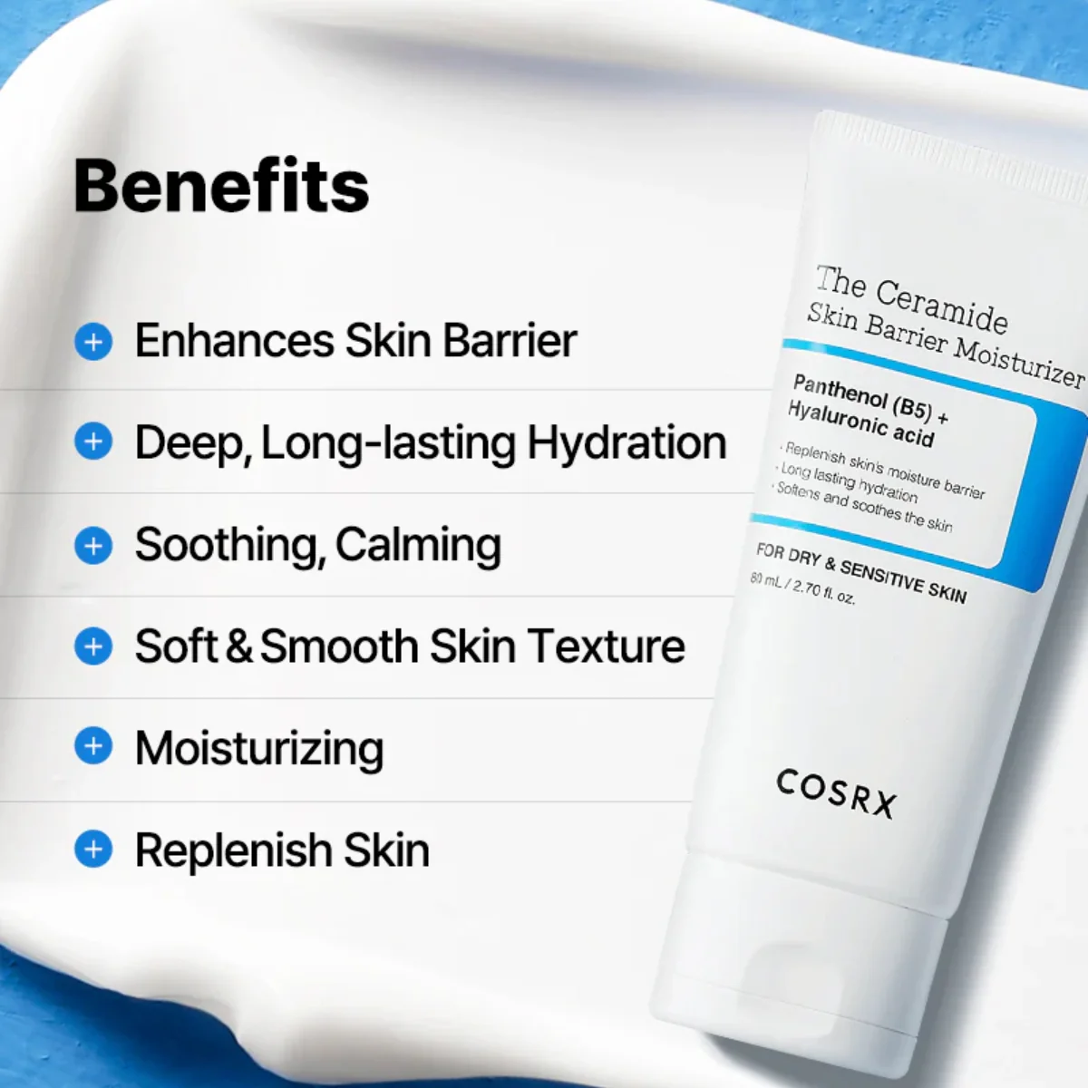 COSRX The Ceramide Skin Barrier Moisturizer 80ml - Image 4