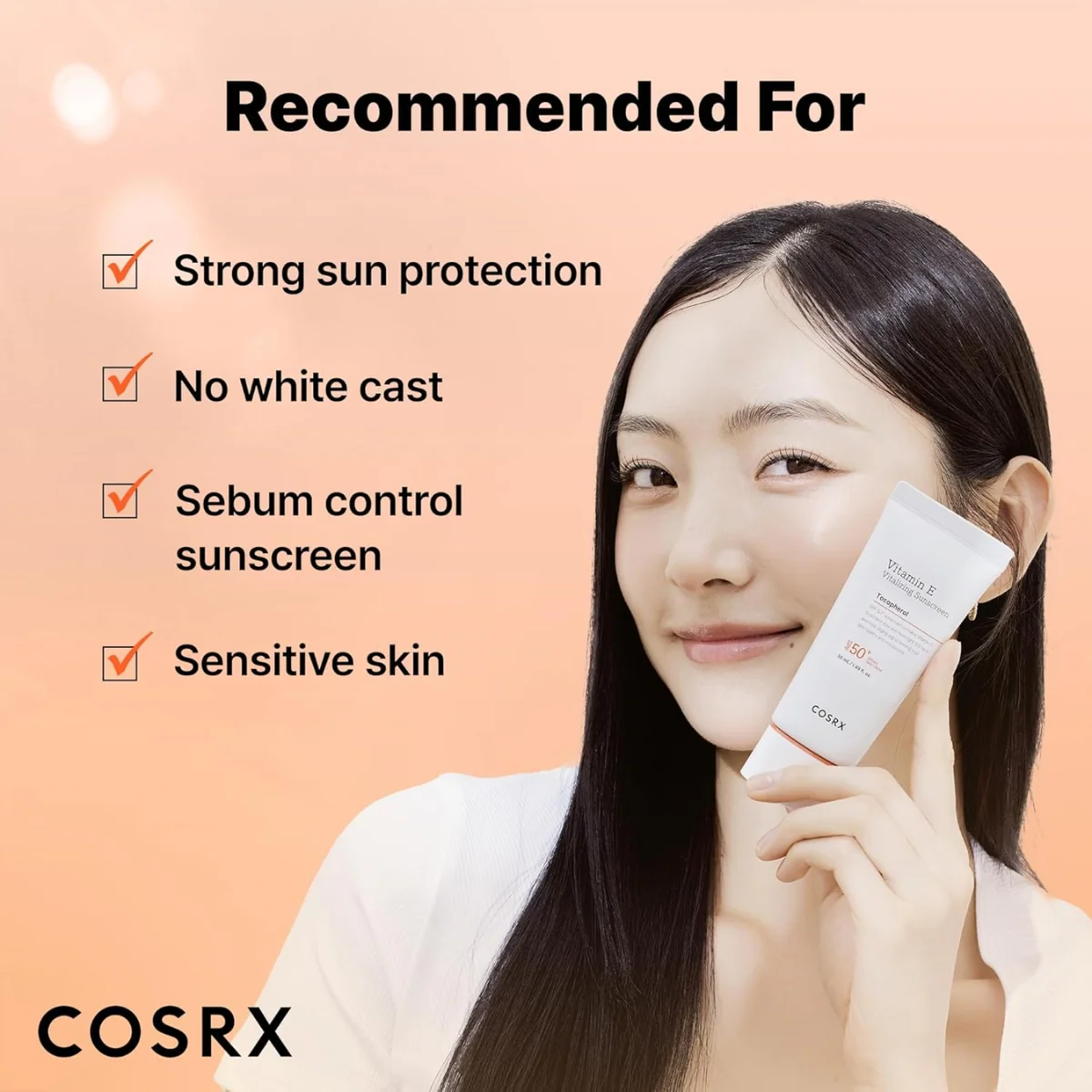 COSRX Vitamin E Vitalizing Sunscreen SPF50+ 50ml - Image 5