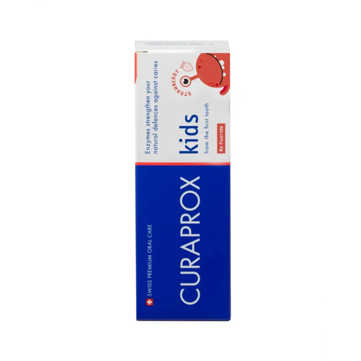 Curaprox Kids Toothpaste 0+ Strawberry No Fluoride 60ml - Image 2