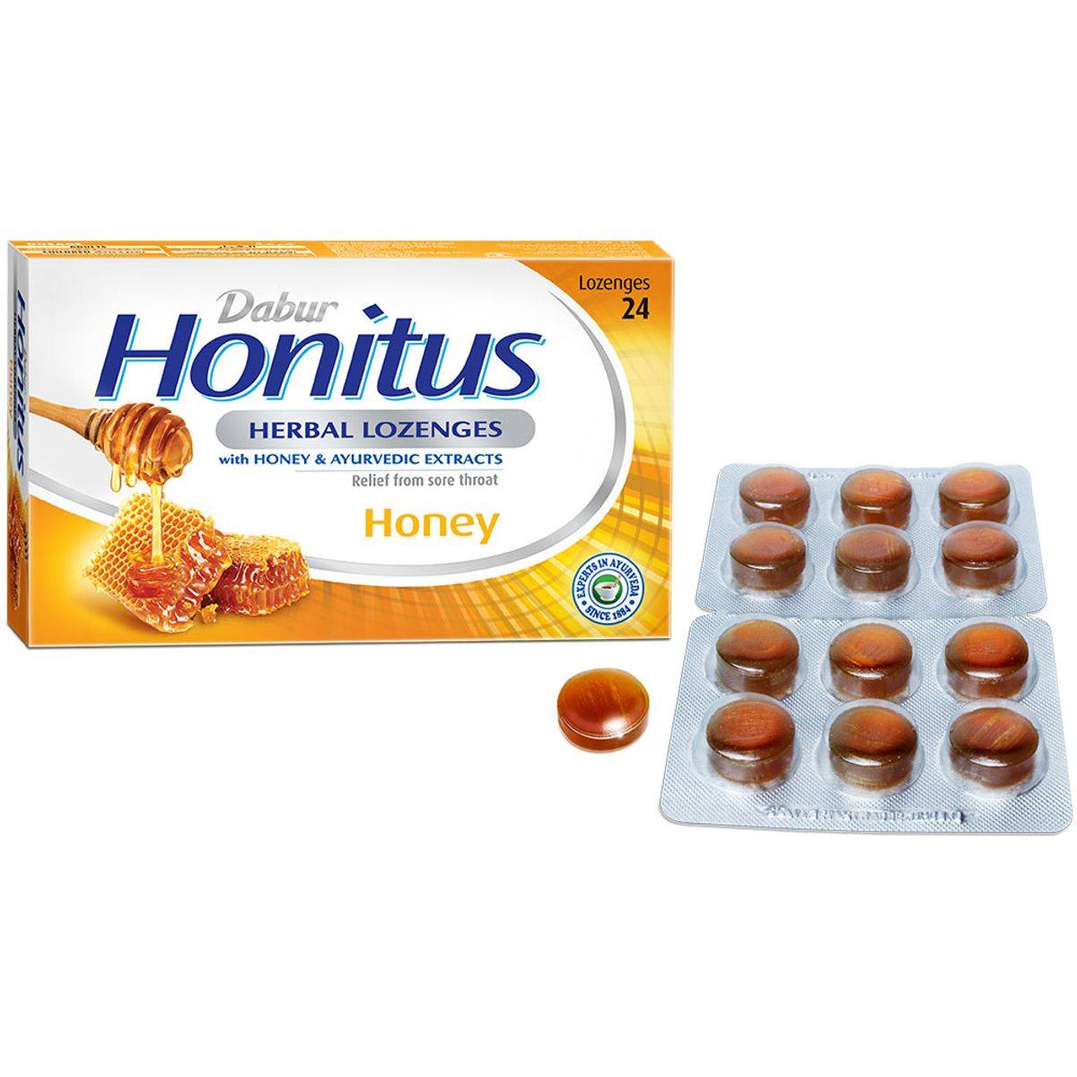 Dabur Honitus Herbal Honey 24 Lozenges - Image 5