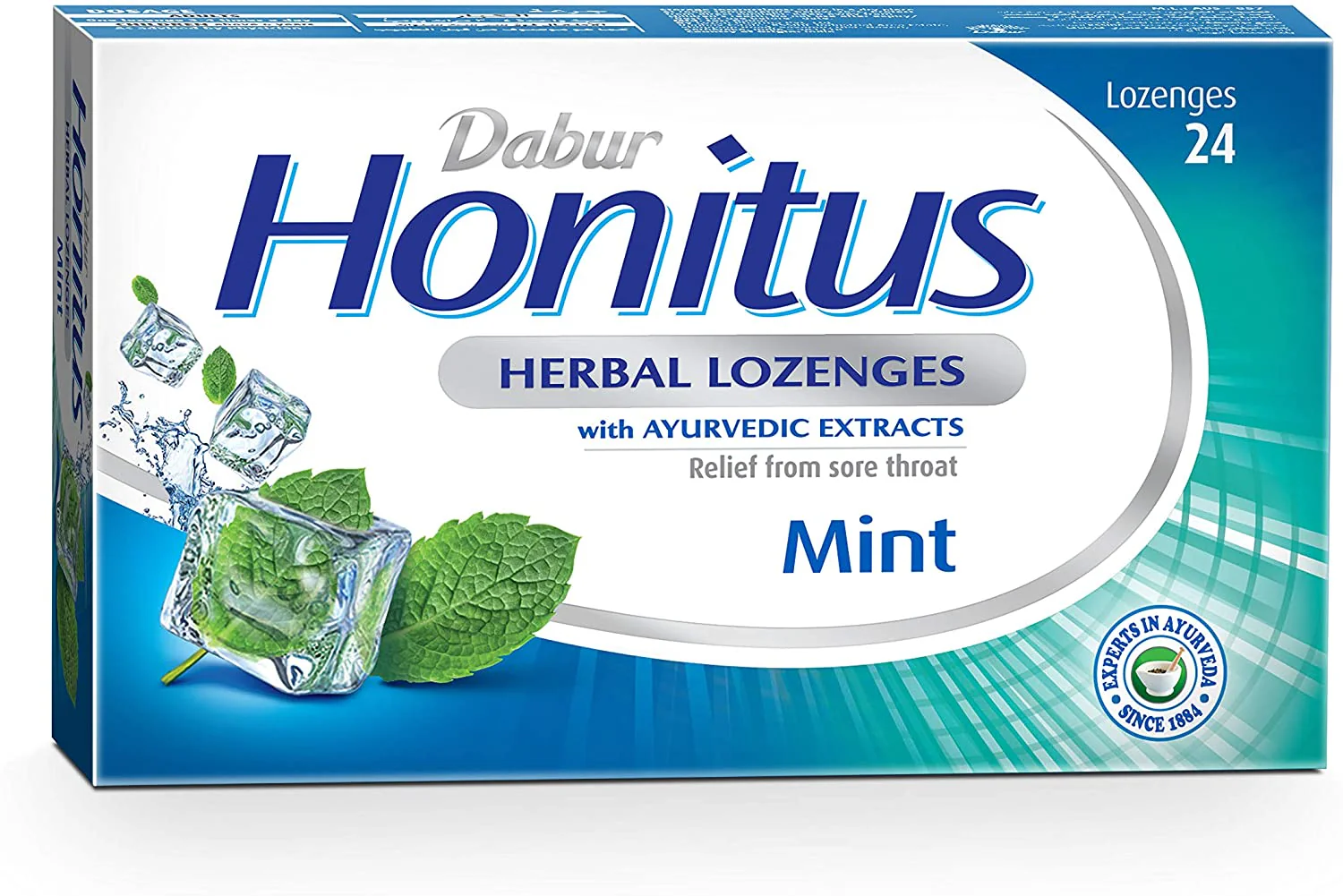 Dabur Honitus Herbal Mint 24 Lozenges