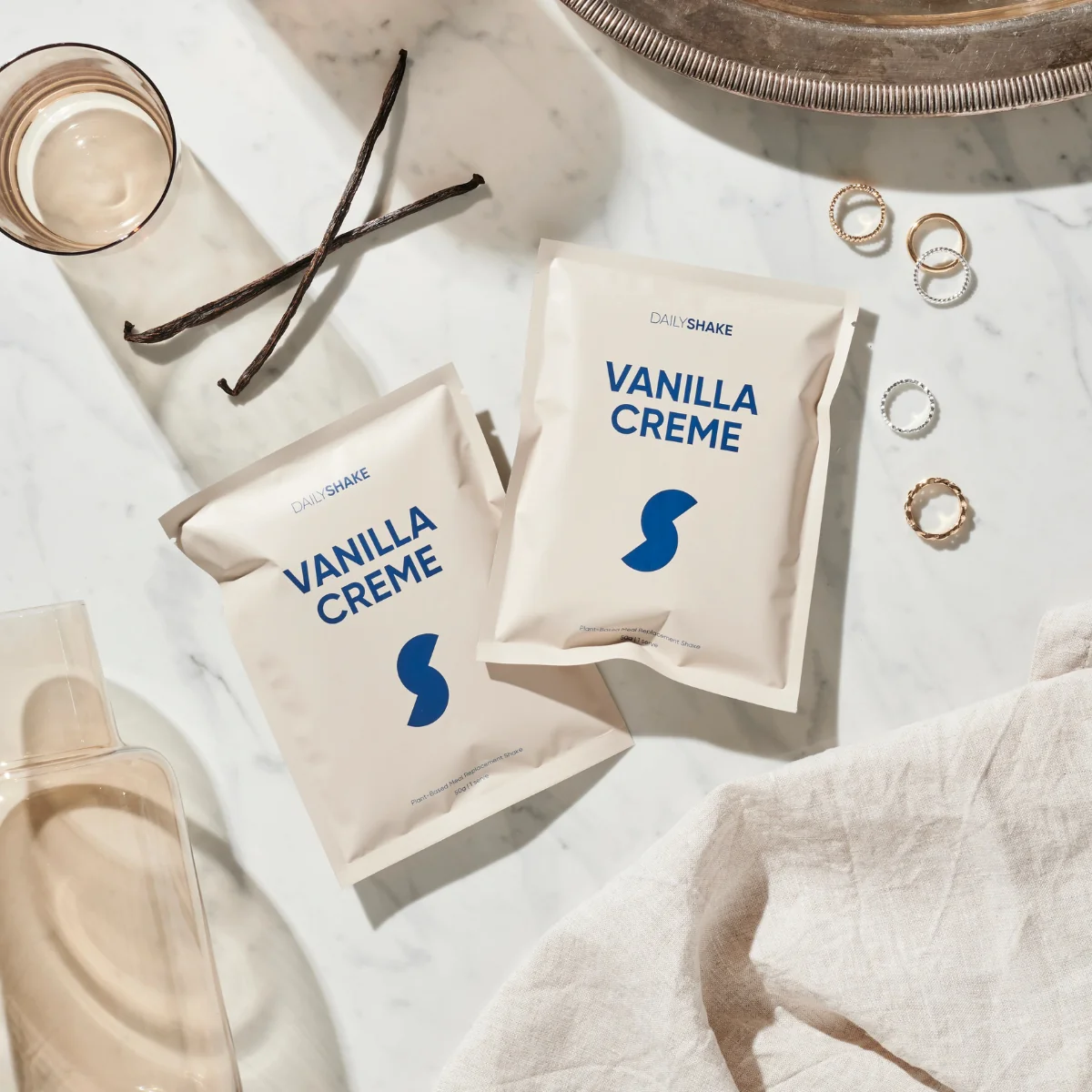 Daily Shake Vanilla Crème Sachet 50g - Image 2