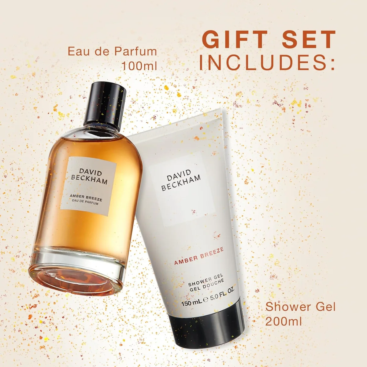 David Beckham Amber Breeze Eau de Parfum 100ml + Shower Gel 150ml Gift Set - Image 5