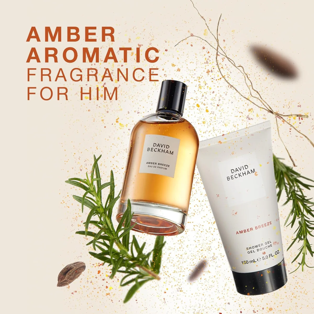 David Beckham Amber Breeze Eau de Parfum 100ml + Shower Gel 150ml Gift Set - Image 6