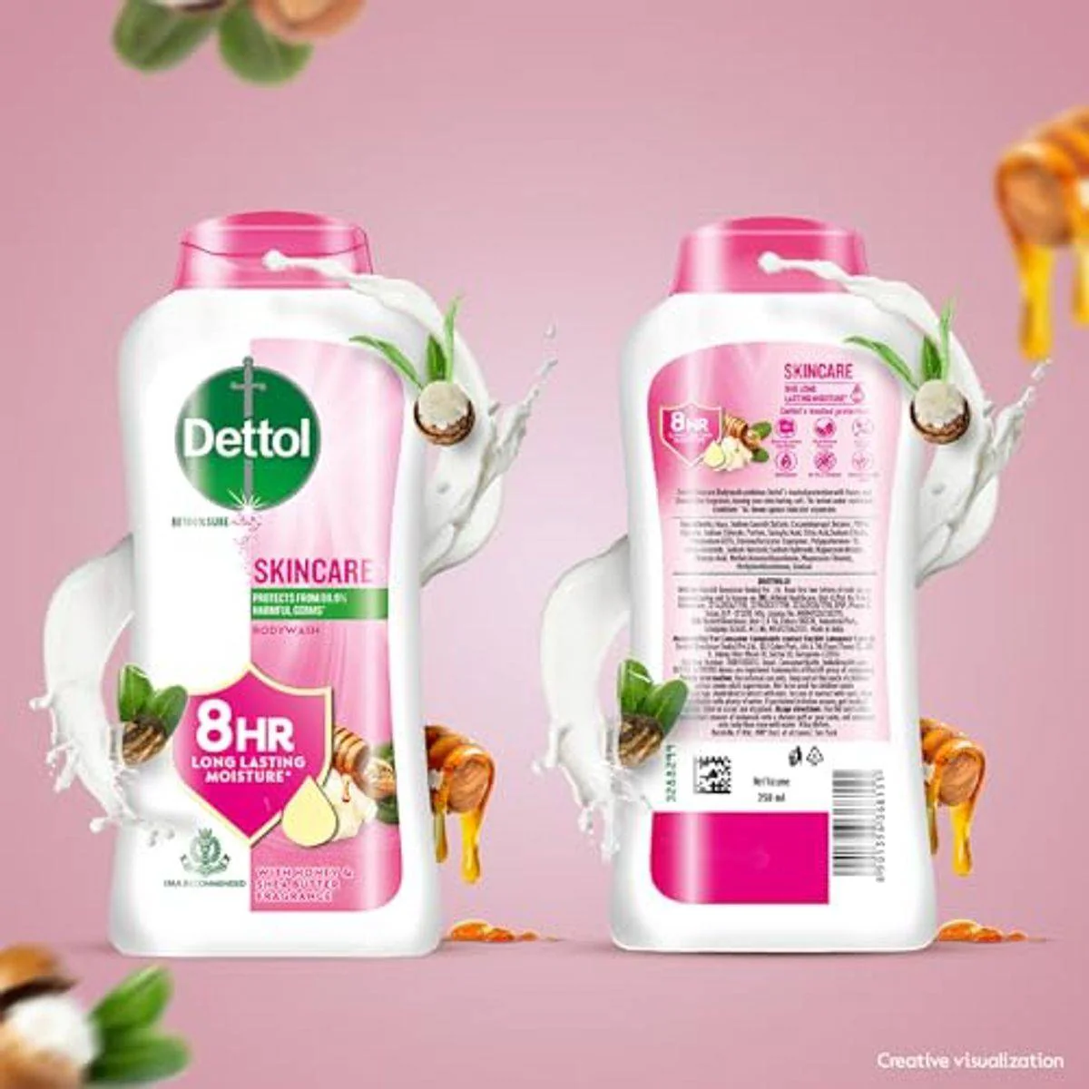 Dettol Antibacterial Shower Gel Skincare 250ml - Image 7