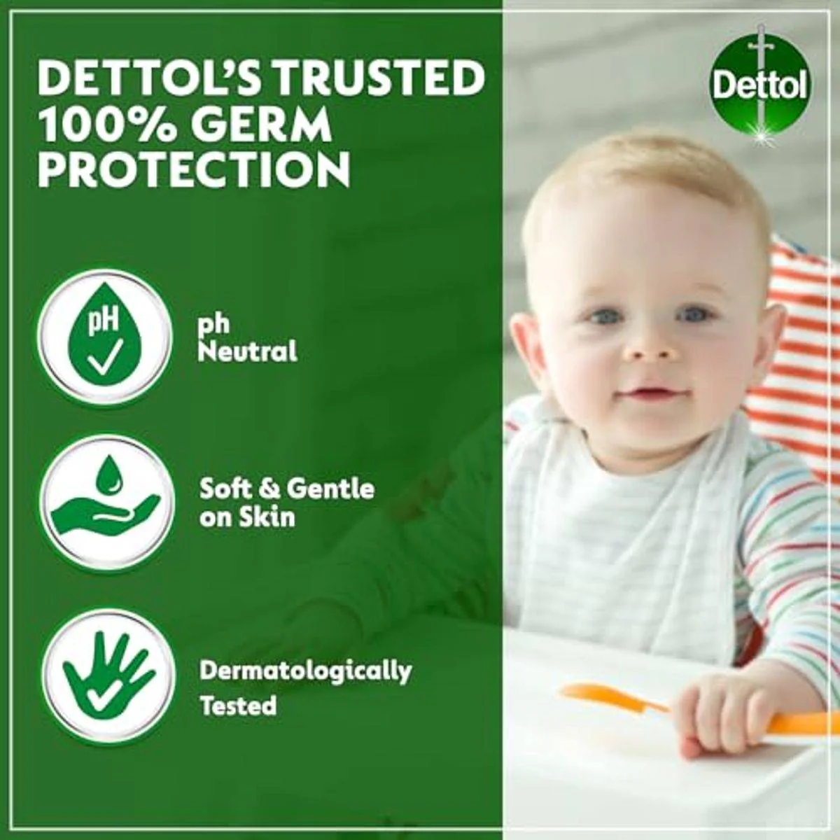 Dettol Antibacterial Skin Wipes Original 20 Sheets - Image 4