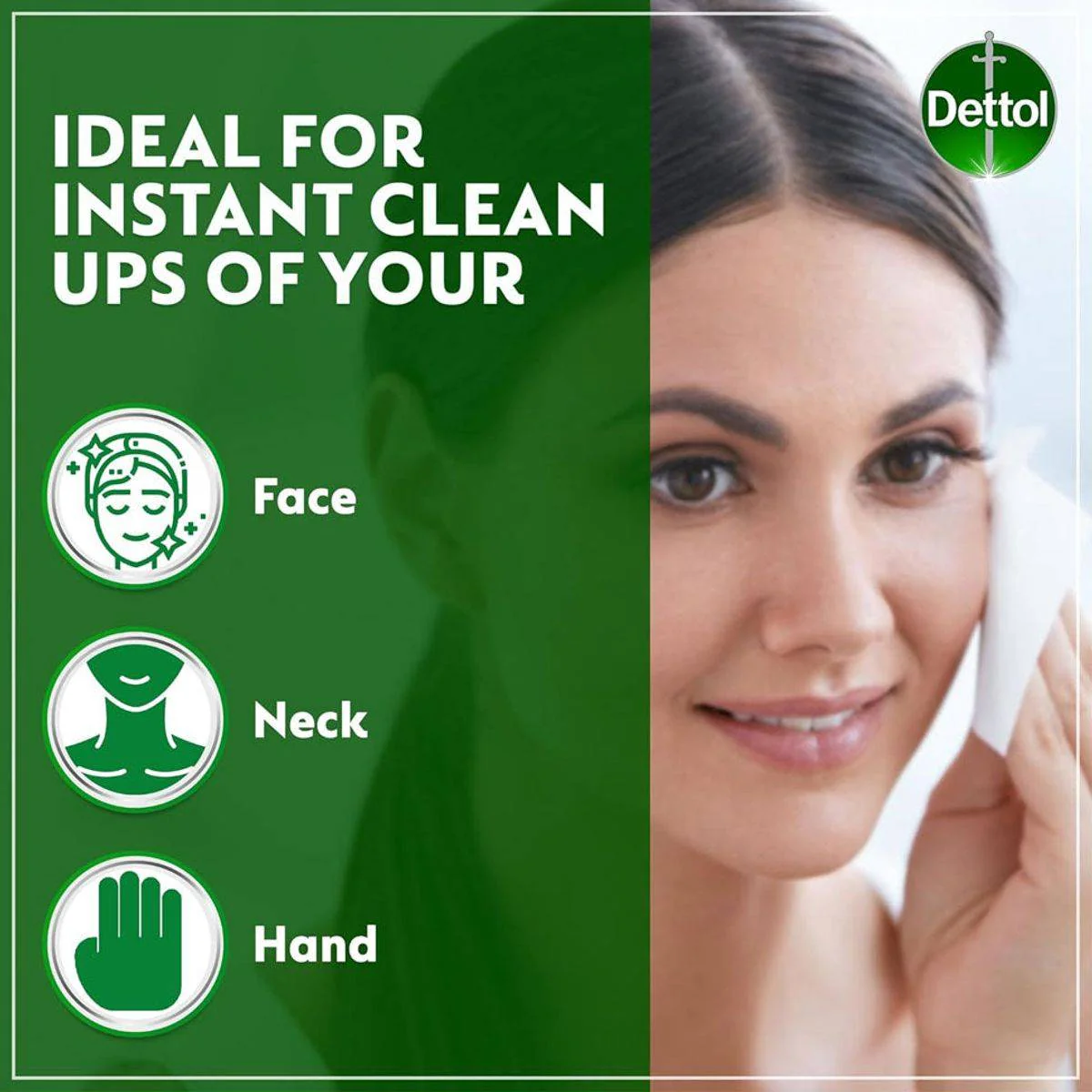 Dettol Antibacterial Skin Wipes Skincare 10 Sheets - Image 7