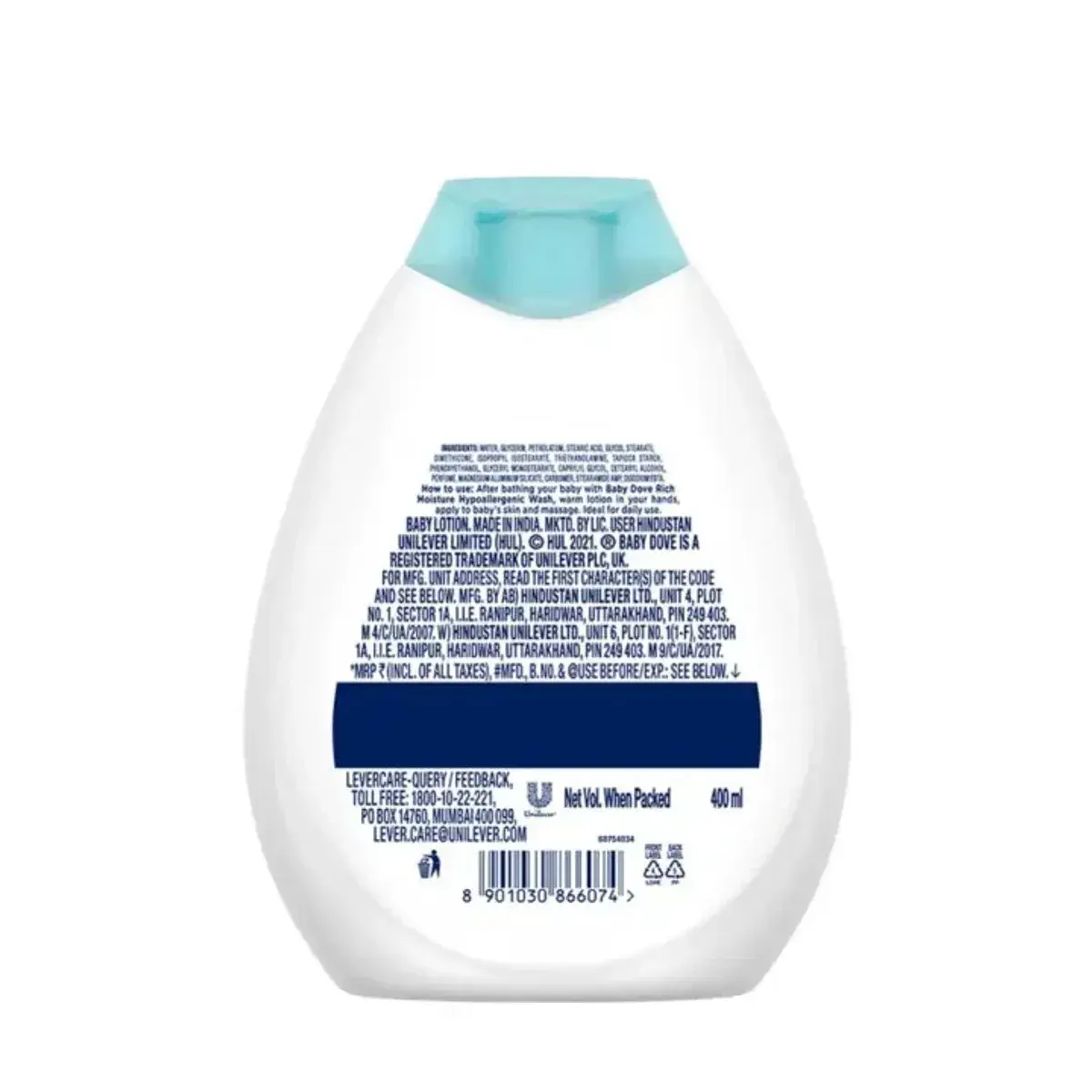 Dove Baby Rich Moisture Lotion 400ml - Image 2