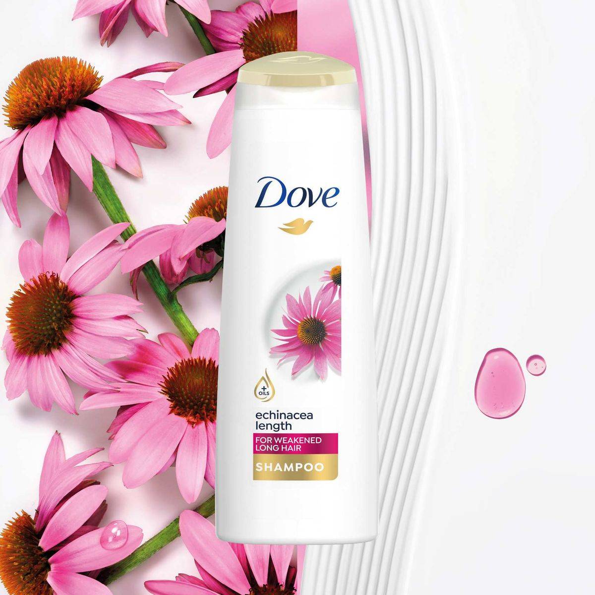 Dove Echinacea Length Shampoo 400ml - Image 8