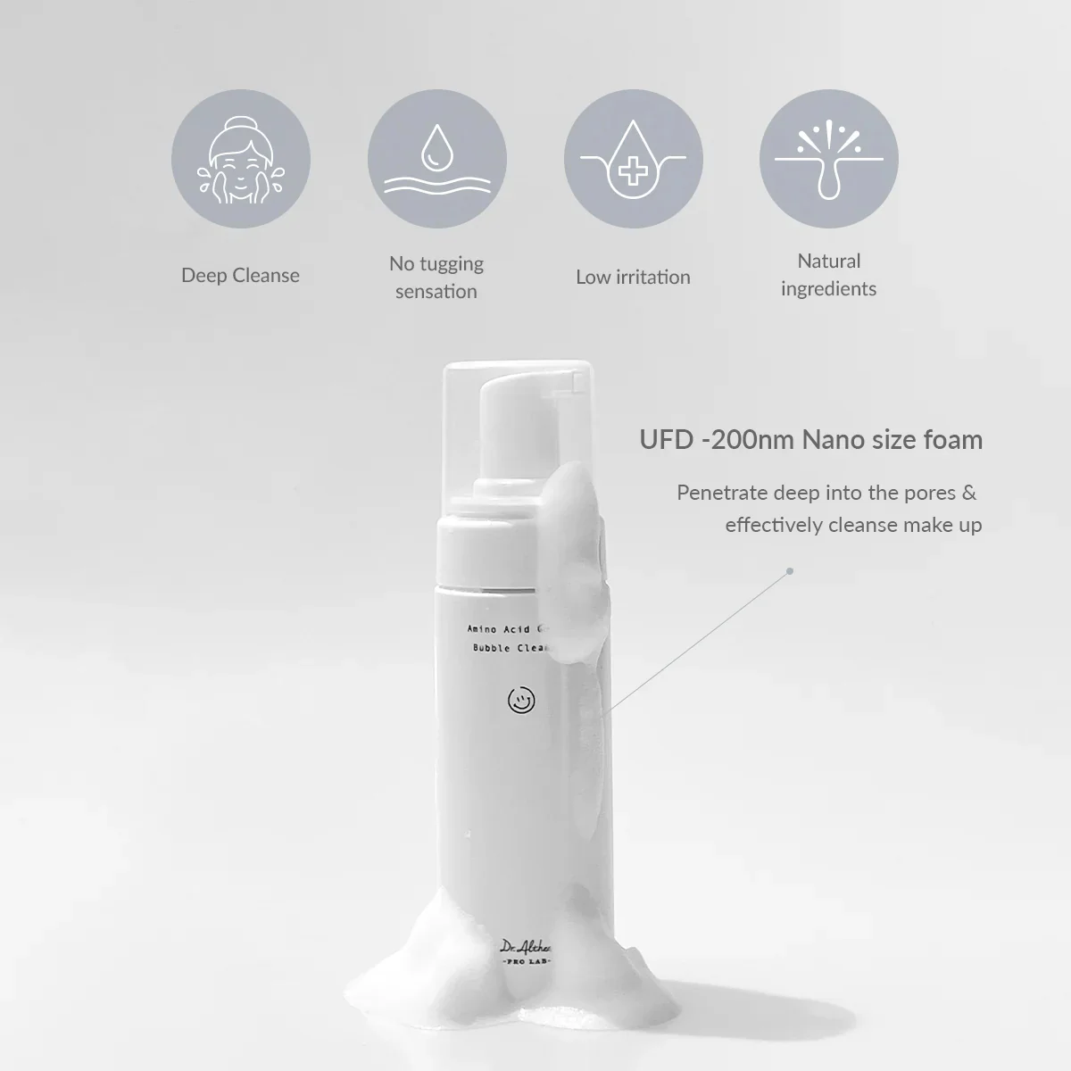 Dr. Althea Amino Acid Gentle Bubble Cleanser 140ml - Image 2