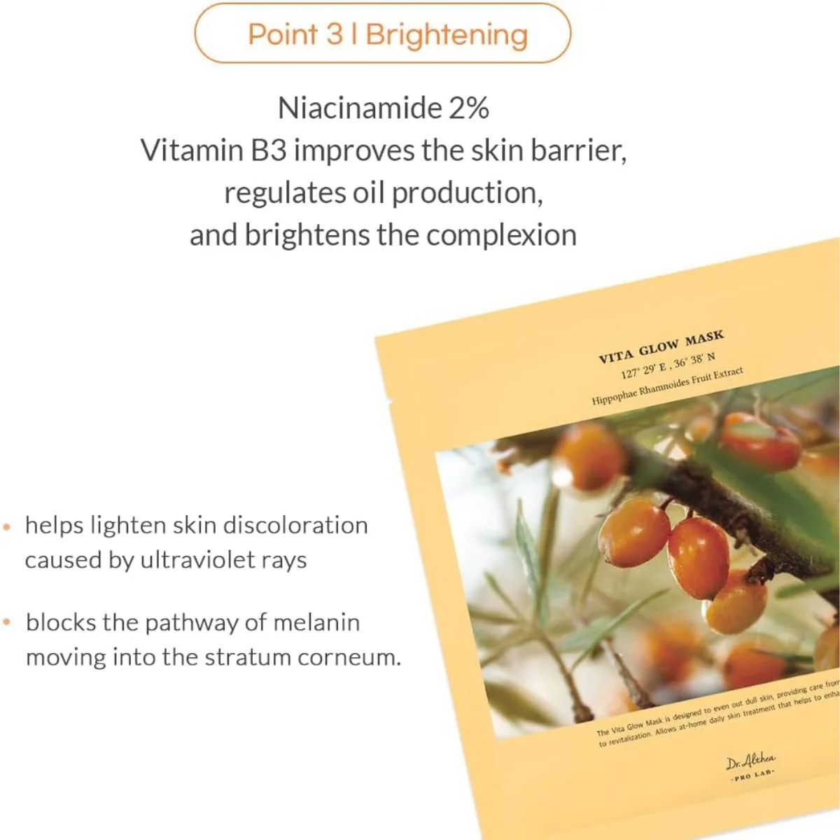 Dr. Althea Vita Glow Mask 27g x 5 Pieces - Image 3