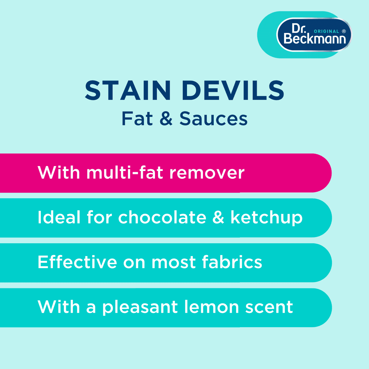 Dr. Beckmann Stain Devils Cooking Oil & Fat 50ml - Image 2