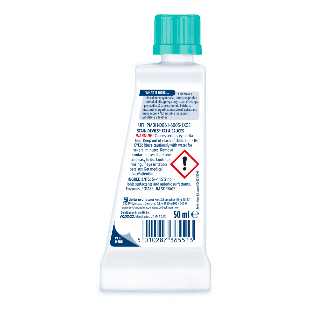 Dr. Beckmann Stain Devils Cooking Oil & Fat 50ml - Image 3