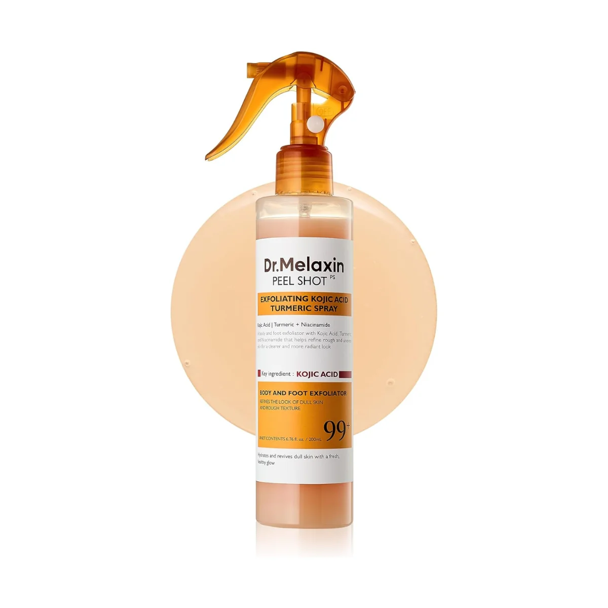 Dr. Melaxin Peel Shot Exfoliating Kojic Acid Turmeric Spray 200ml - Image 2