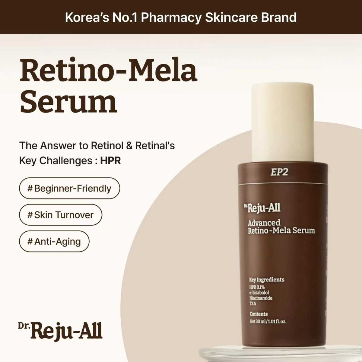 Dr. Reju All Advanced Retino Mela Serum 30ml - Image 3