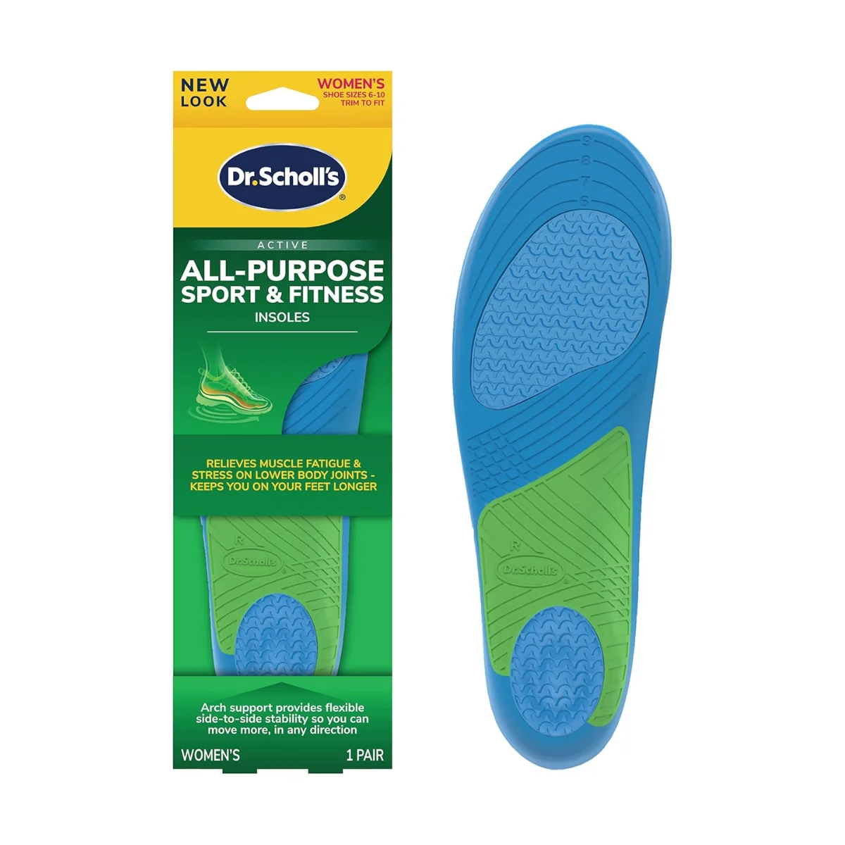 Dr Scholls Athletic Series Sport Massaging Gel Advanced Insoles 1 Pair - Image 3