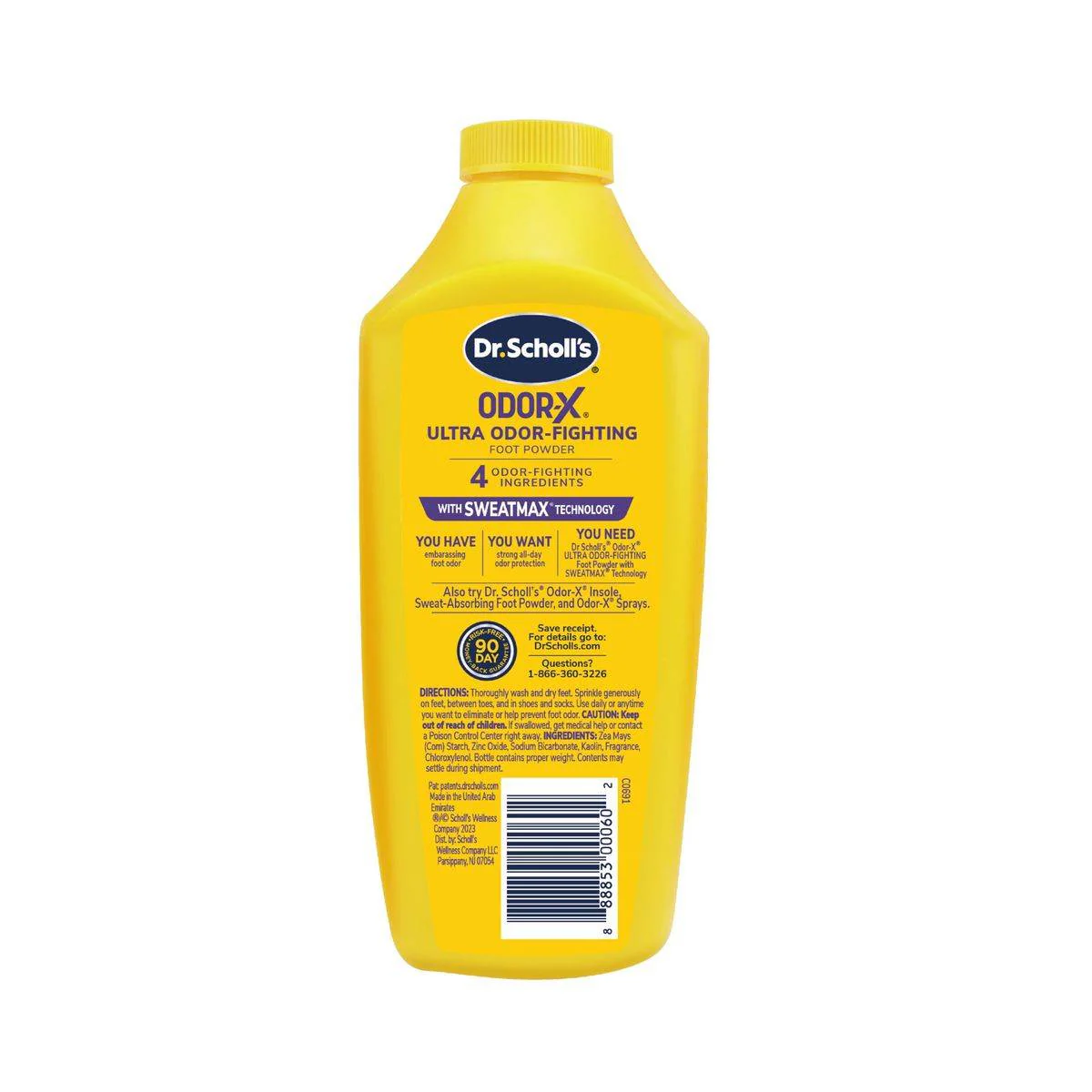 Dr Scholls Odor Fighting X Foot Powder 177g - Image 2
