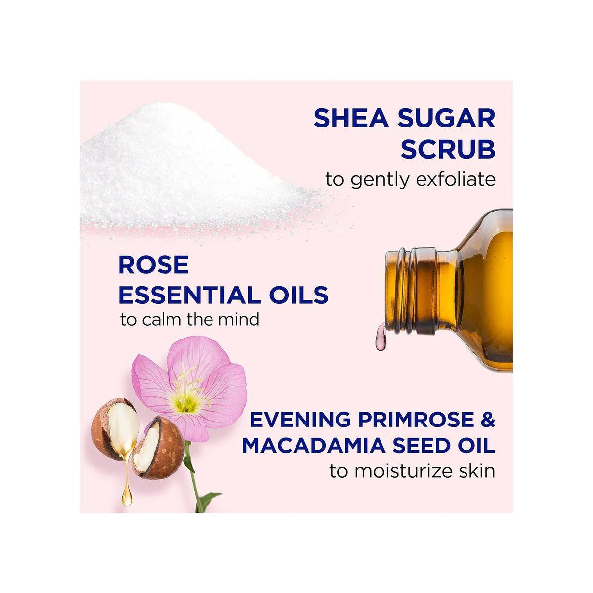 Dr Teals Shea Sugar Scrub Rose 538g - Image 6