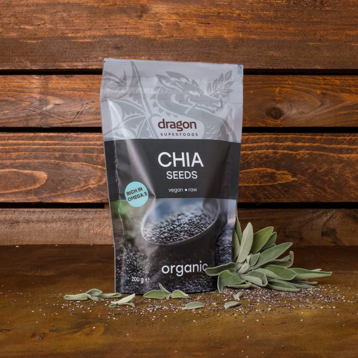 Dragon Superfoods Black Chia Seeds 200g - Image 2