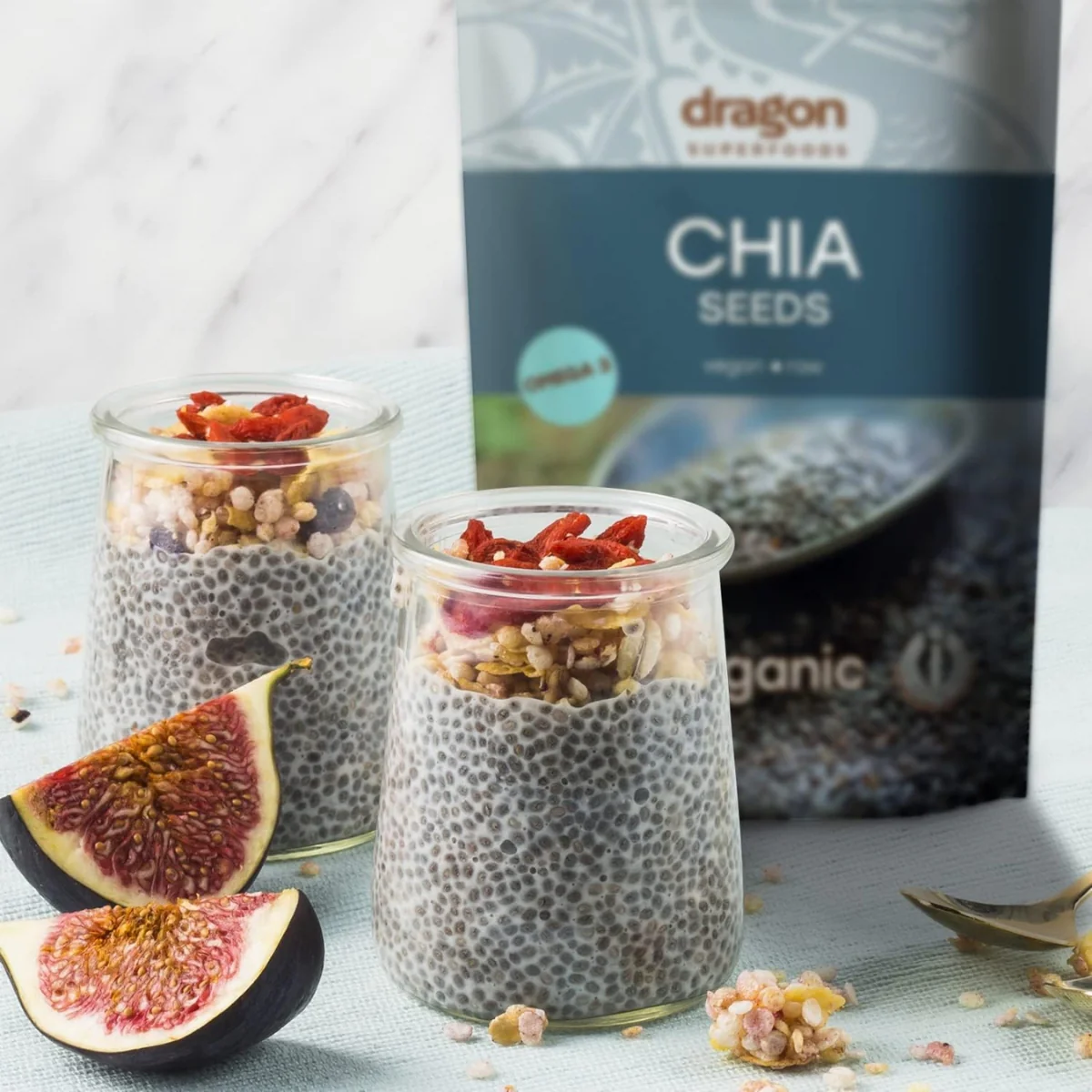 Dragon Superfoods Black Chia Seeds 200g - Image 3