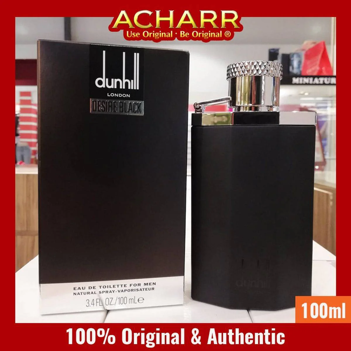 Dunhill Desire Black for Men Eau de Toilette 100ml - Image 5