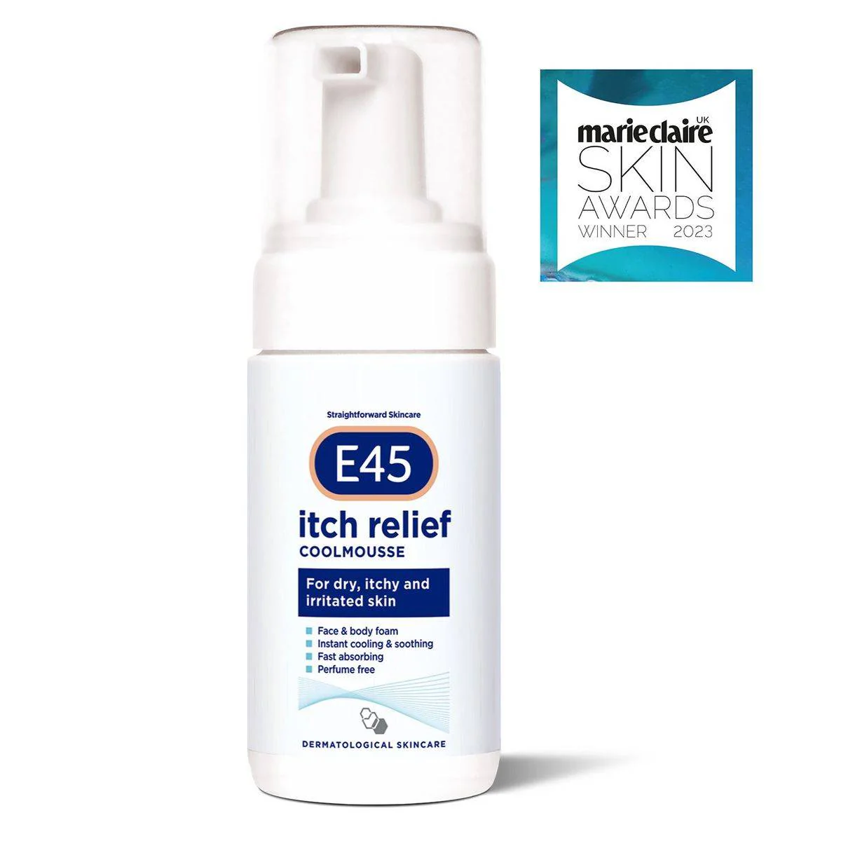 E45 Itch Relief Coolmousse 100ml - Image 2