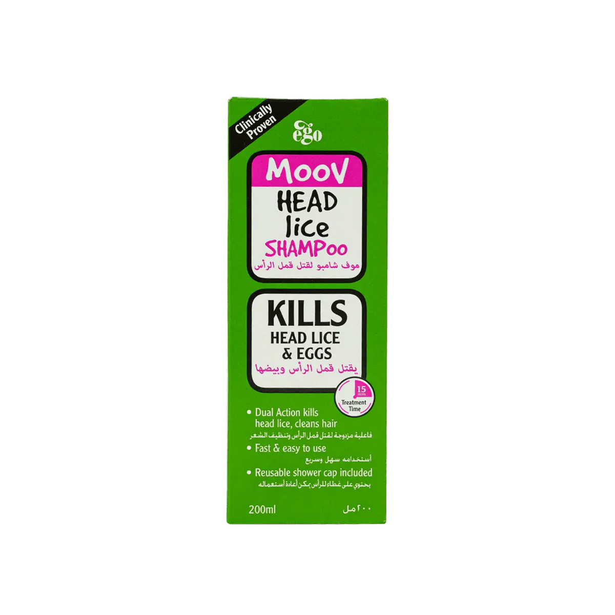 Ego Moov Head Lice Shampoo 200ml