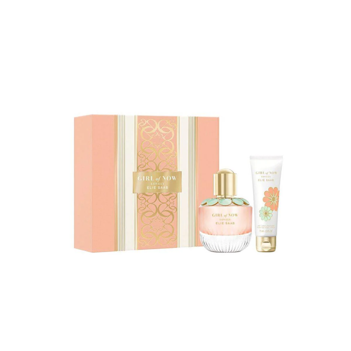 Elie Saab Girl Of Now Lovely Eau de Parfum 50ml + Scented Body Lotion 75ml Gift Set - Image 2