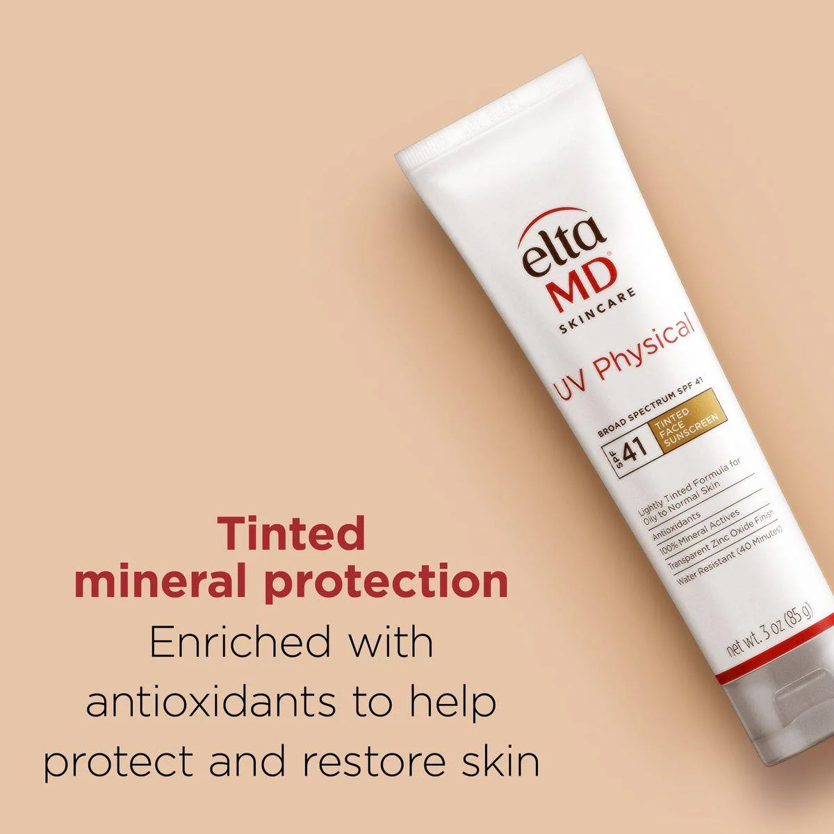 Elta MD UV Physical Face Sunscreen Tinted SPF41 Broad Spectrum 85g - Image 3