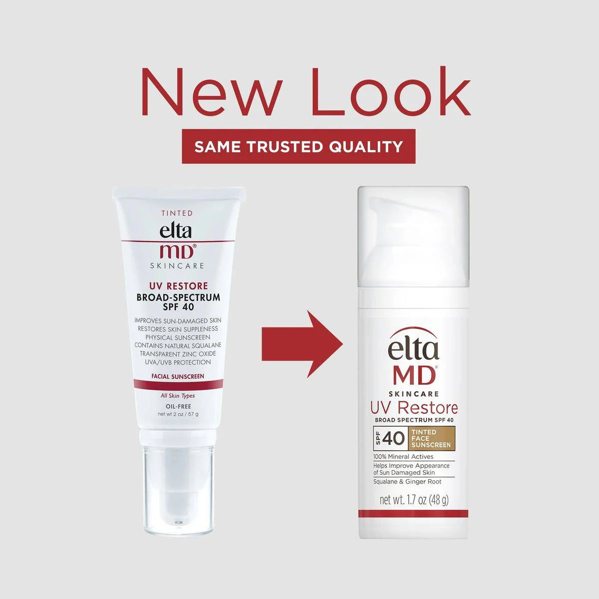 Elta MD UV Restore Face Sunscreen Tinted SPF40 Broad Spectrum 48g - Image 2