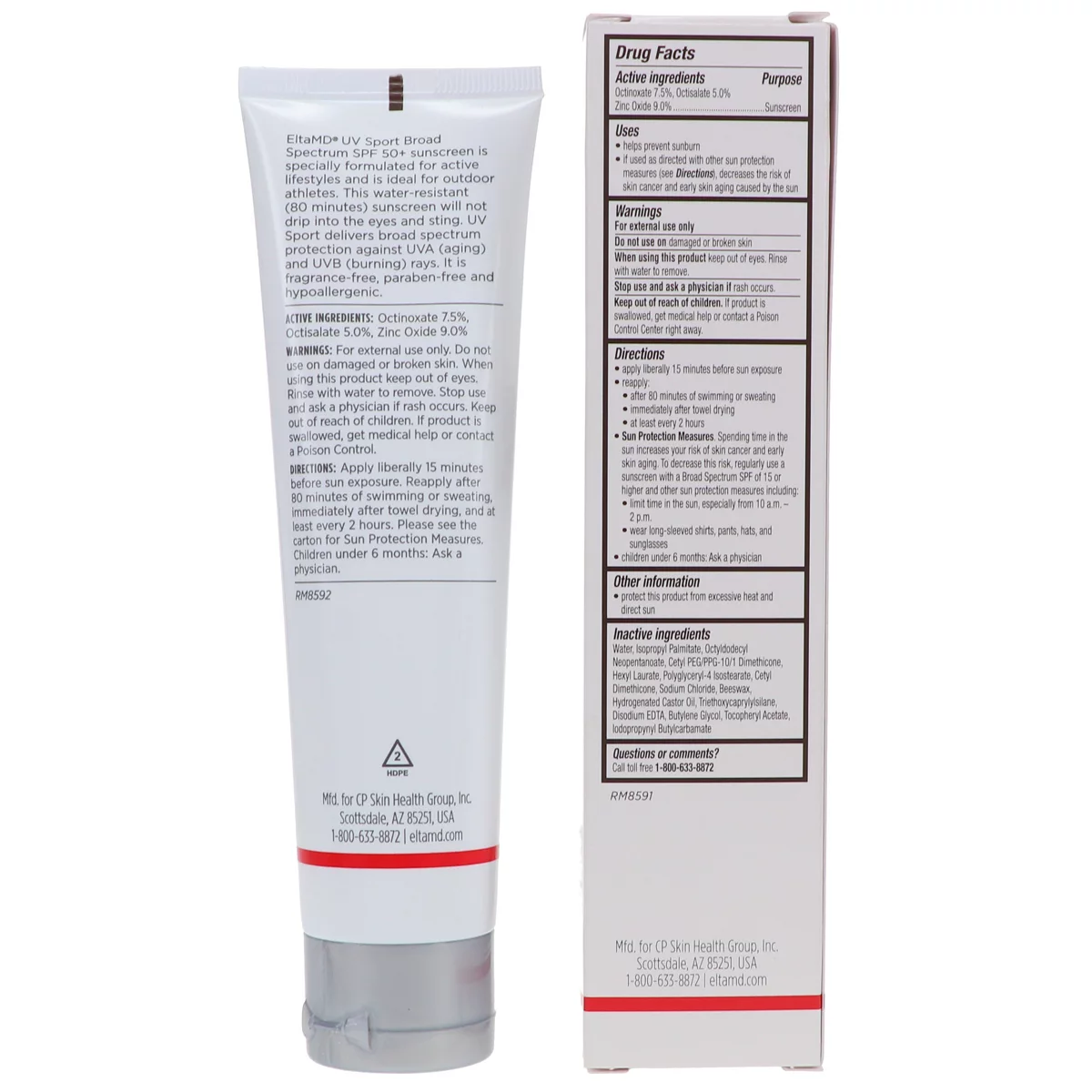 Elta MD UV Sport Full Body Sunscreen SPF50 Broad Spectrum 85g - Image 3