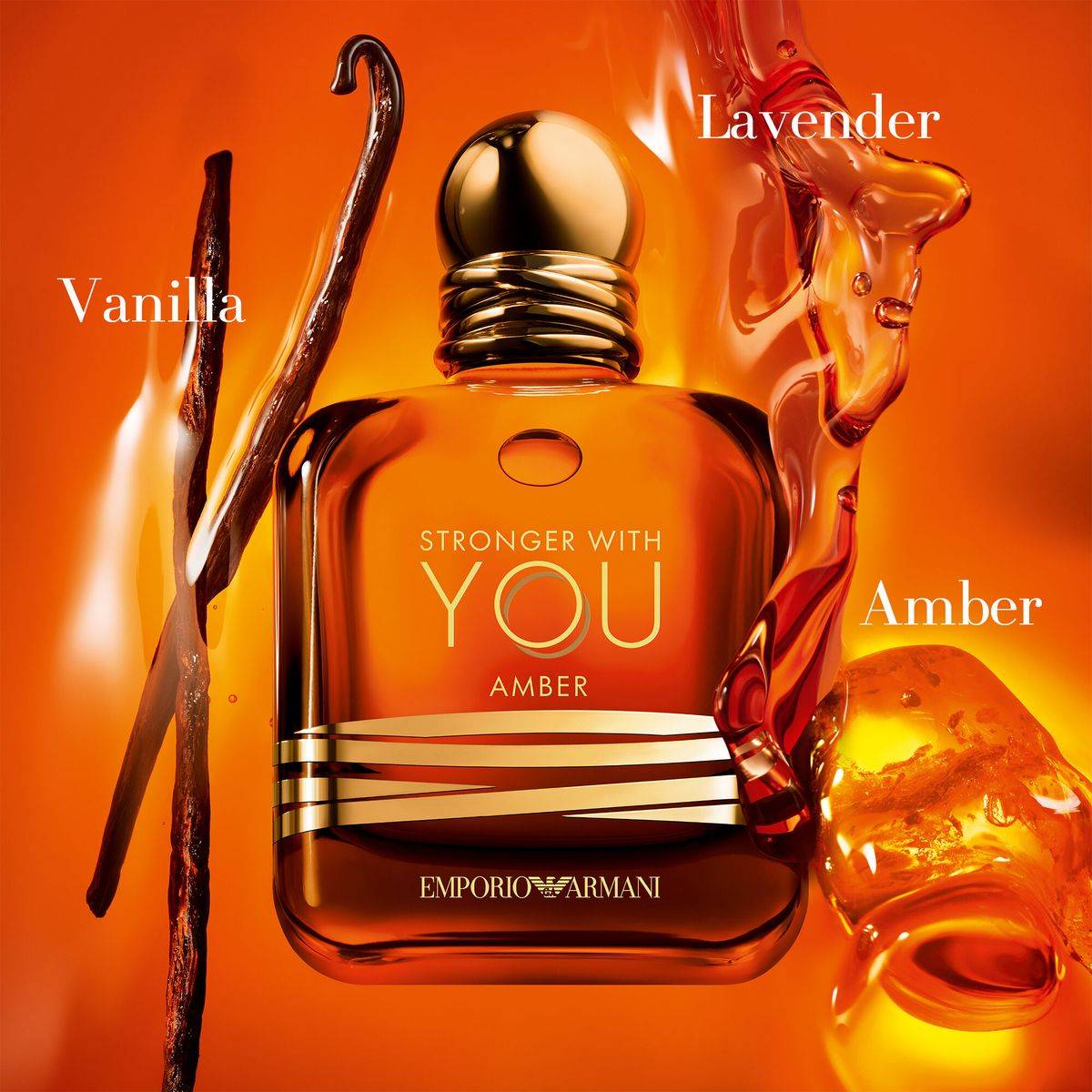 Emporio Armani Stronger with You Amber Eau de Parfum 100ml - Image 3