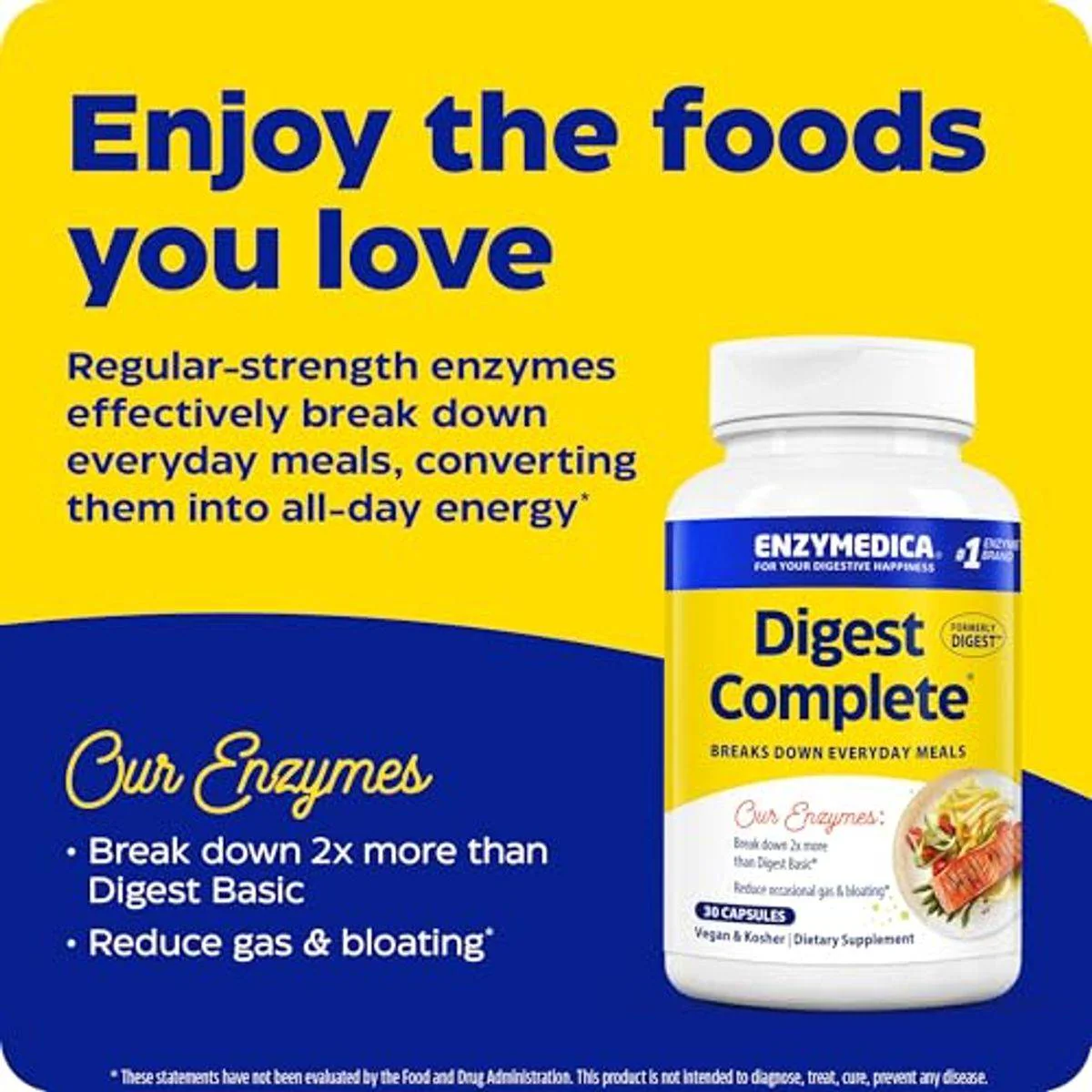 Enzymedica Digest 30 Capsules - Image 2