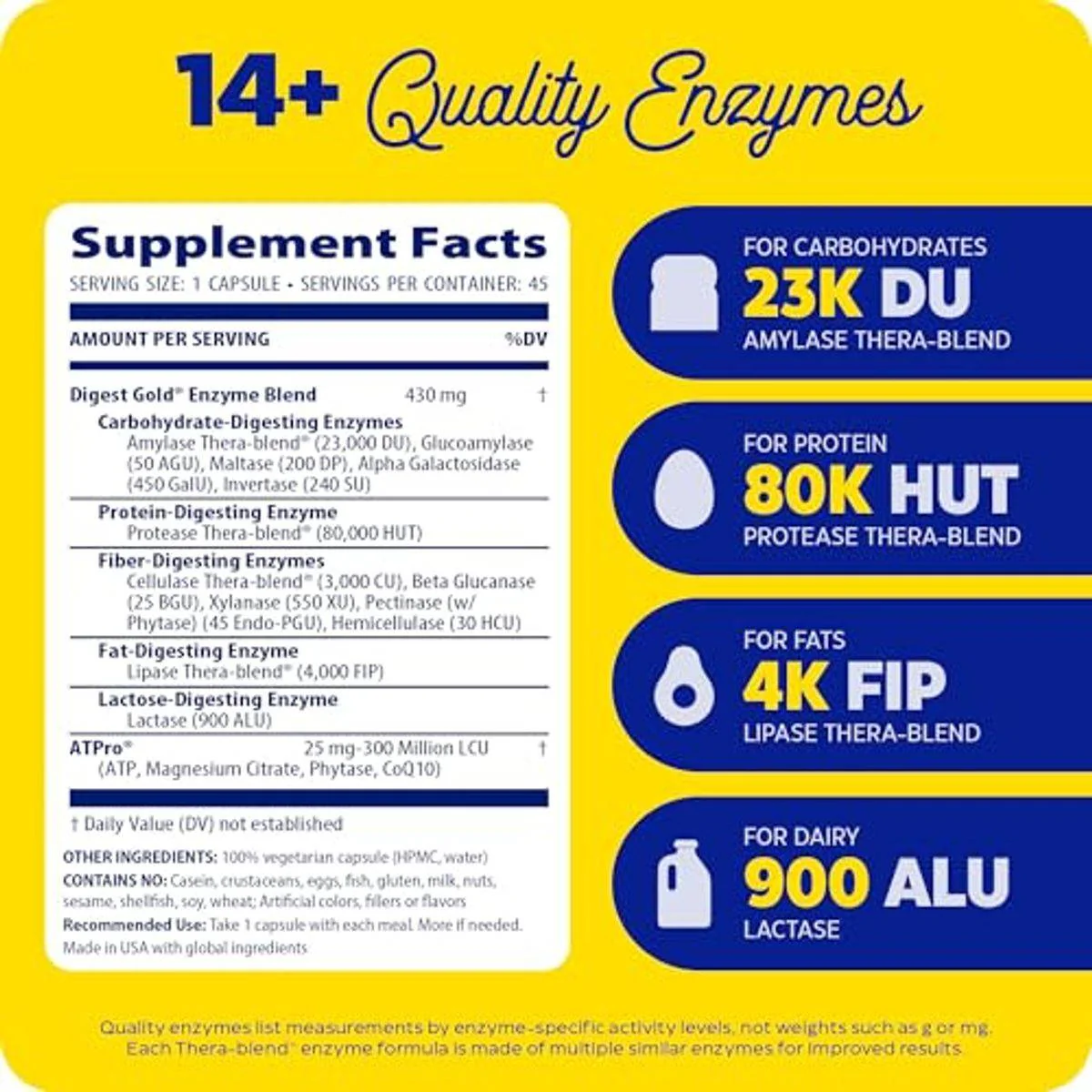 Enzymedica Digest Gold Atpro 45 Capsules - Image 5