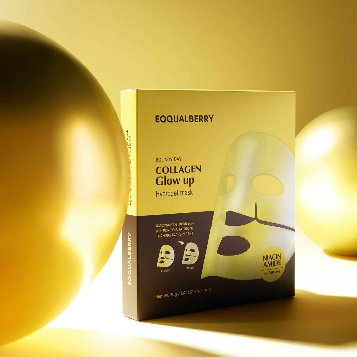 EQQUALBERRY Collagen Glow Up Hydrogel Mask 30g - Image 5