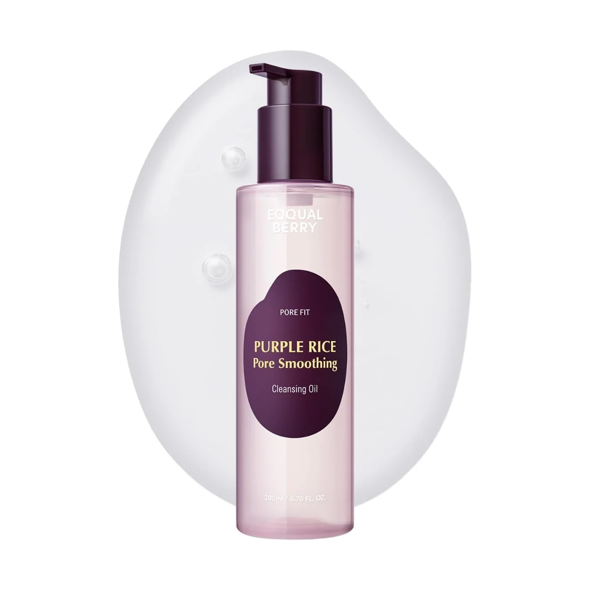 EQQUALBERRY Purple Rice Pore Smoothing Cleansing Oil 200ml - Image 2