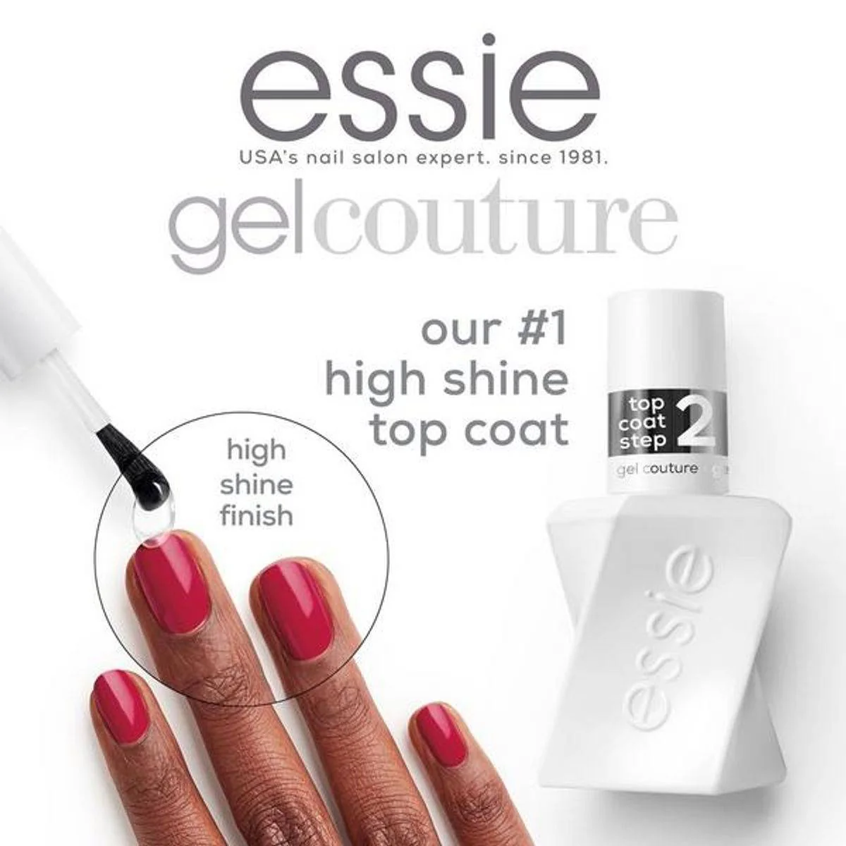 Essie Gel Couture Top Coat 13.5ml - Image 4