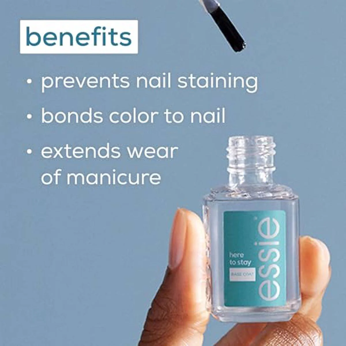Essie Nail Care Base Coat Here To Stay 13.5ml - Image 2